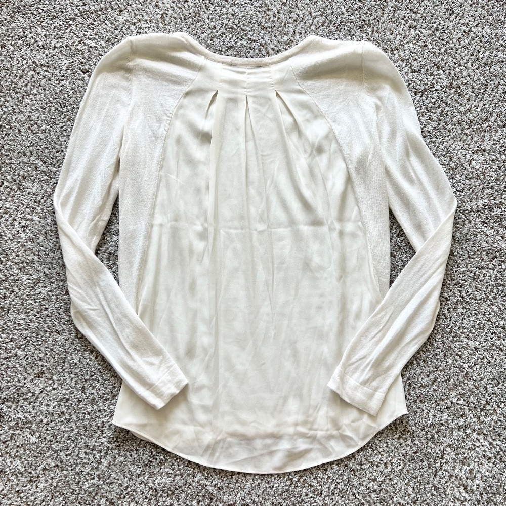 Ann Taylor Mixed Media Sweater - Picture 3 of 4